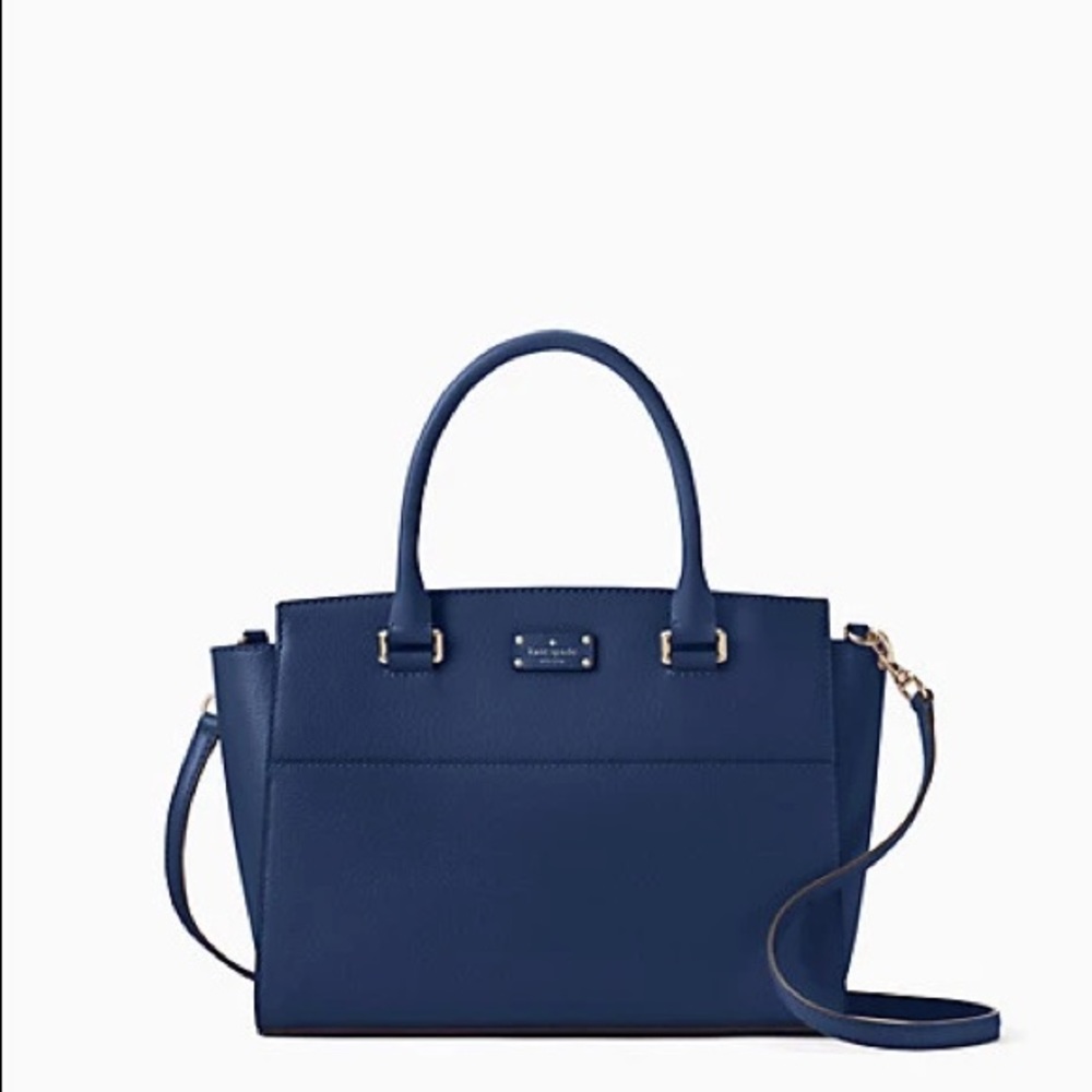 NWT Kate Spade Grove Street Lana Satchel in Petrol Blue